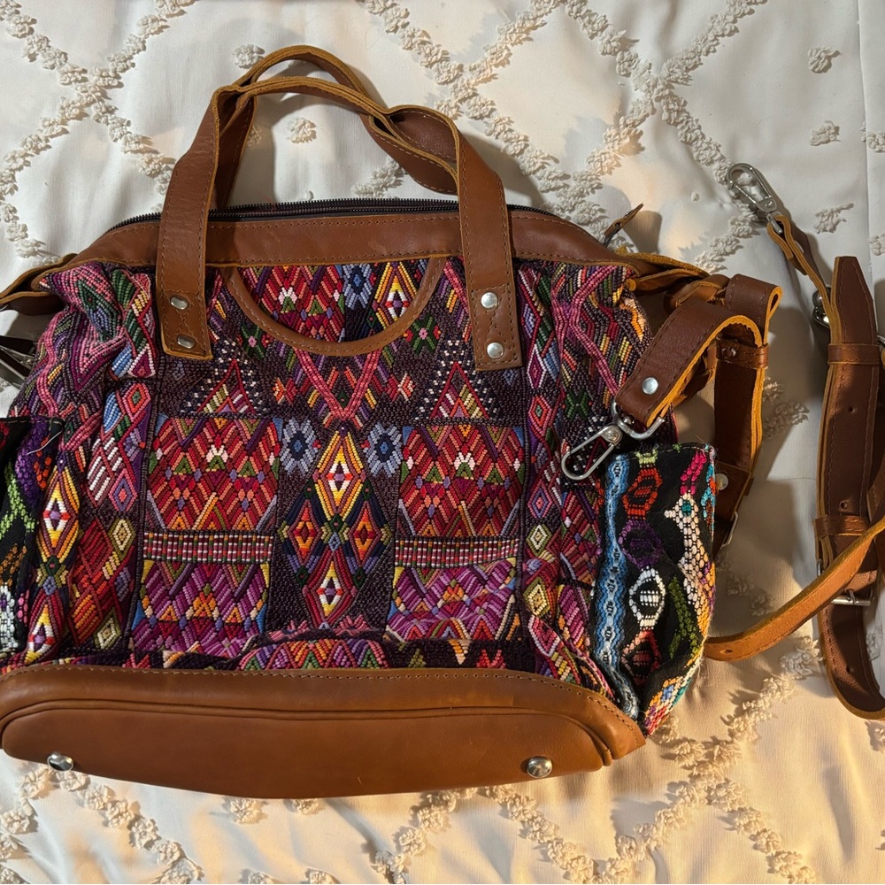 Nena & Co. Medium Convertible Day Bag with all straps. Very Good used condition